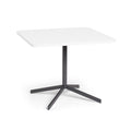 Poppin Touchpoint Table 36x36" Square - White Top Charcoal Base