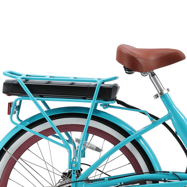 sixthreezero Simple Step-Thru 500W Electric Bike - Navy (Pre-Assembled)