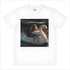 EL MERCH Swan Boat Graphic T-Shirt - White