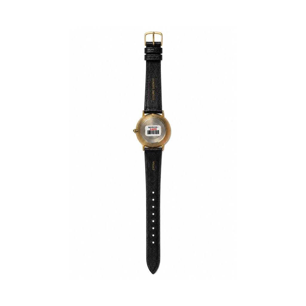 Quartz Swiss Hong Kong Parts Assembled Black Dial Watch - Requires a Battery
